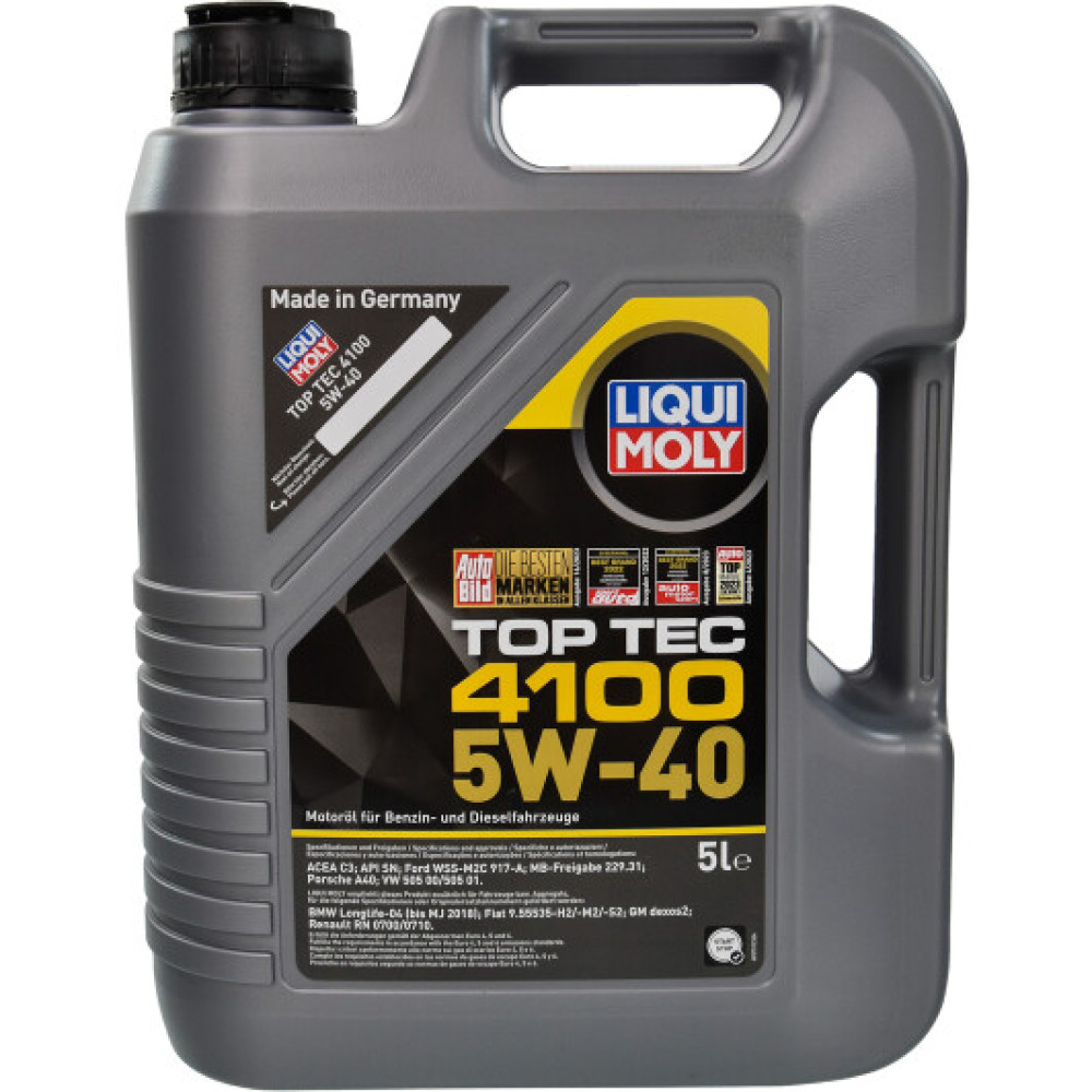 Моторное масло Liqui Moly Top Tec 4100 5W-40 5л