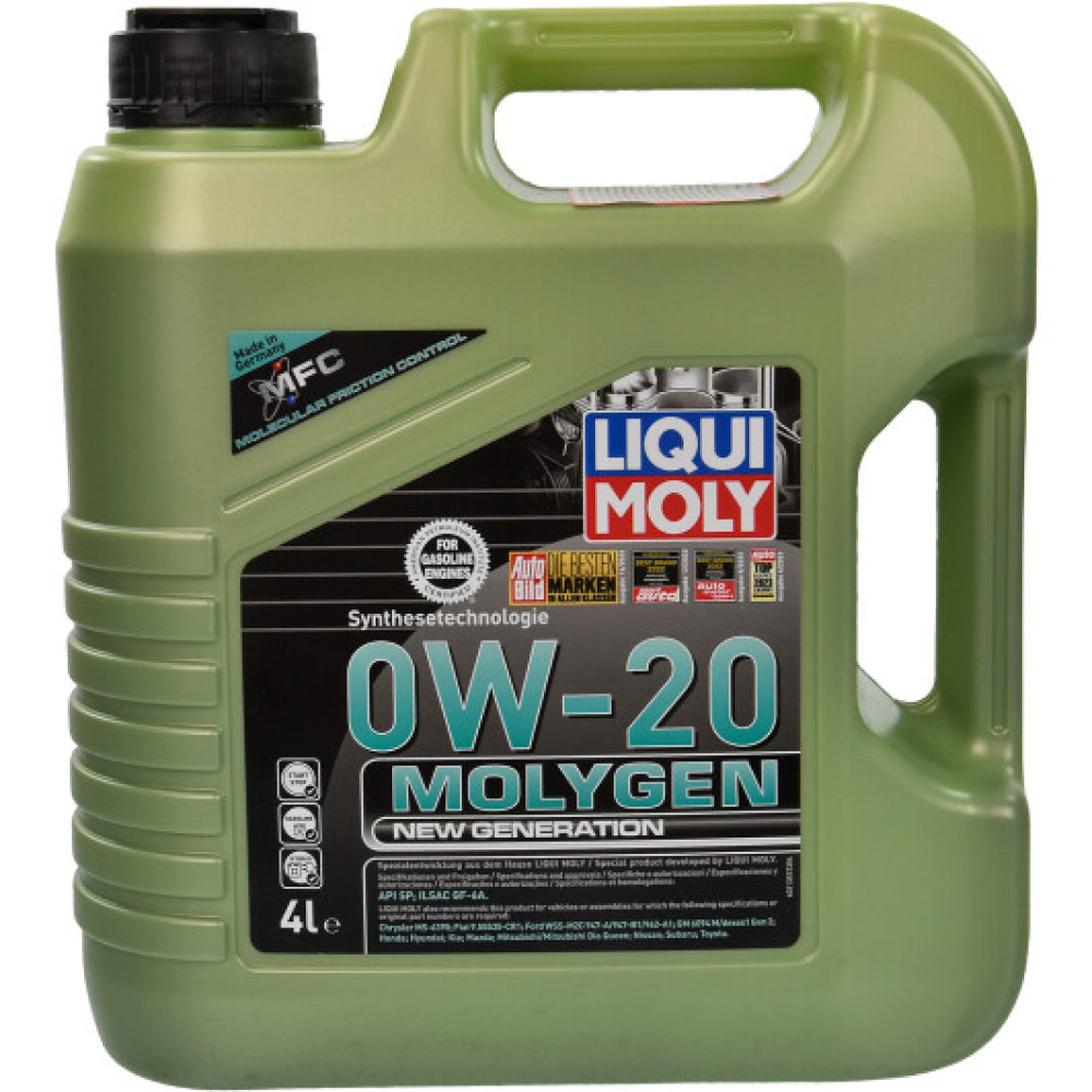 Моторное масло  Liqui Moly Molygen New Generation 0W-20 4л
