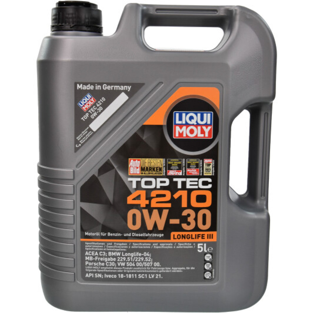 Моторное масло Liqui Moly Top Tec 4210 0W-30 5л