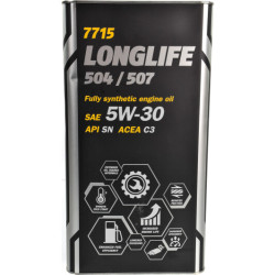 Моторное масло Mannol Longlife 504/507 (Metal) 5W-30 (5 л)