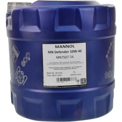 Моторное масло Mannol Defender 10W-40 7л