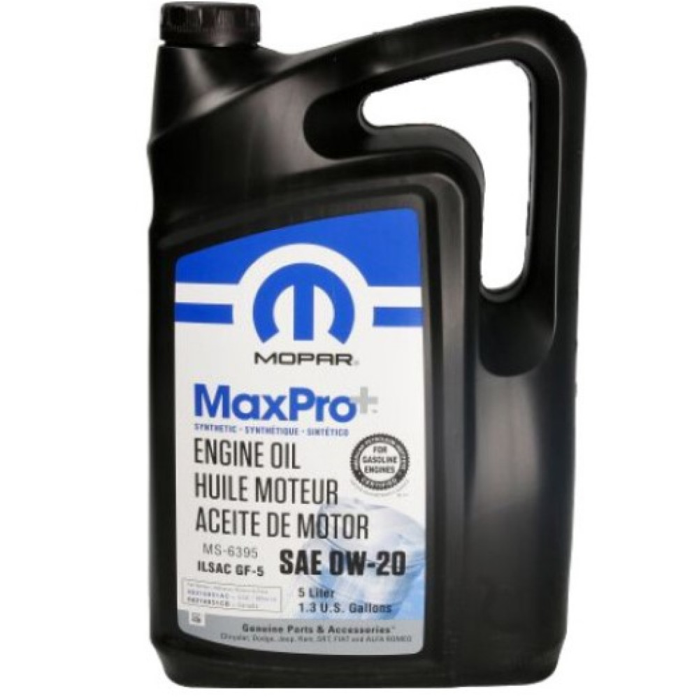 Моторное масло Mopar MaxPro Plus 0W-20 5 л