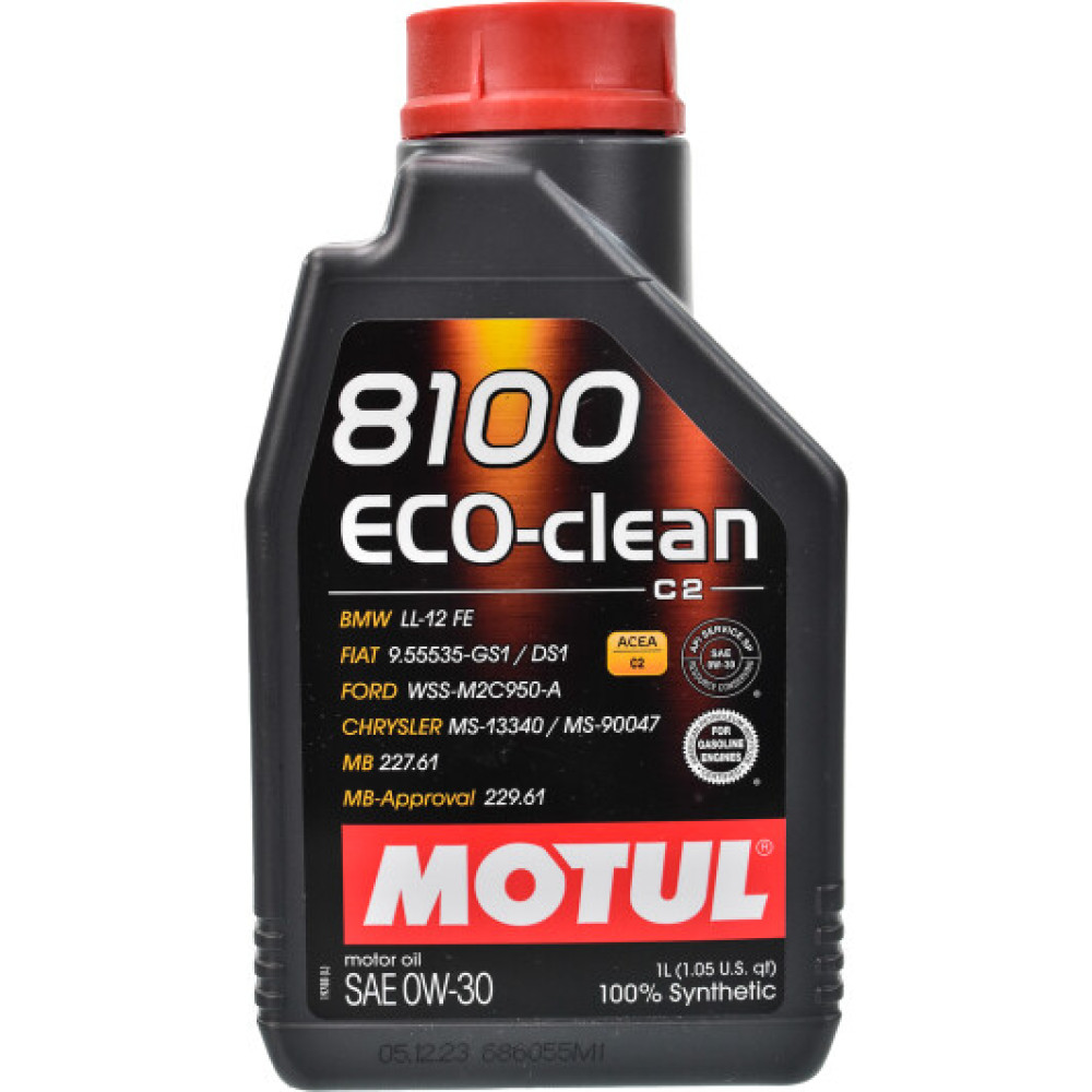 Моторное масло Motul 8100 Eco-Clean 0W-30 (1 л)
