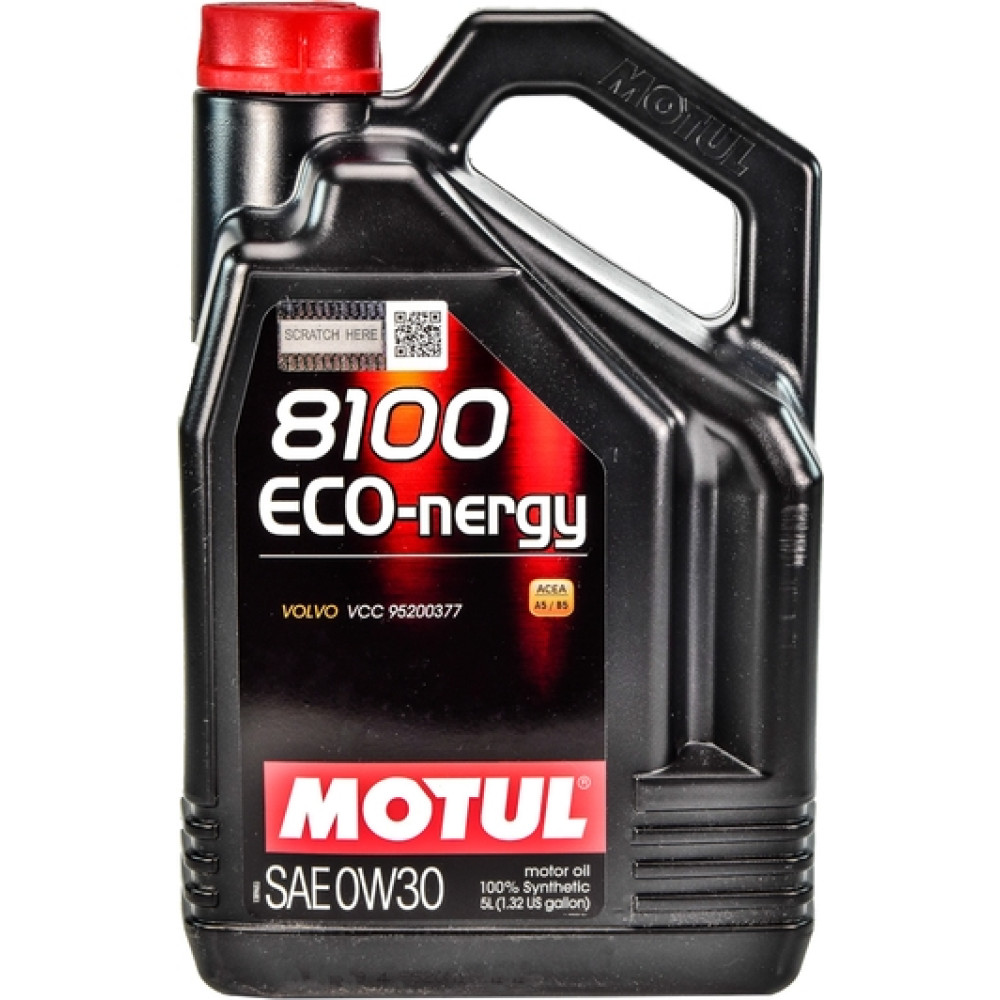 Моторное масло Motul 8100 Eco-Nergy 0W-30 (5 л)