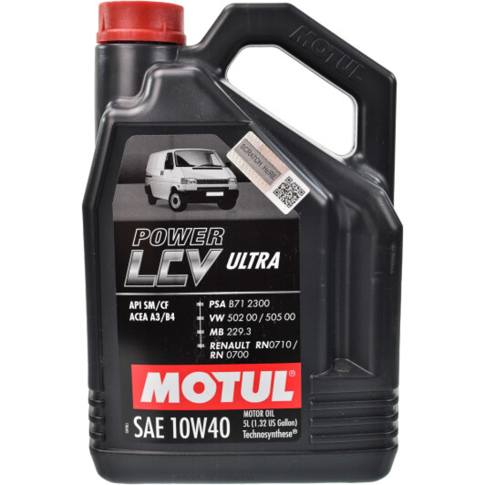 Моторное масло Motul Power LCV Ultra 10W-40 (5 л)