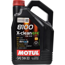 Моторное масло Motul 8100 X-Clean EFE 5W-30 (4 л)