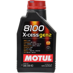 Моторное масло Motul 8100 X-Cess gen2 5W-40 (1 л)