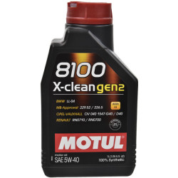 Моторное масло Motul 8100 X-Clean gen2 5W-40 (1 л)