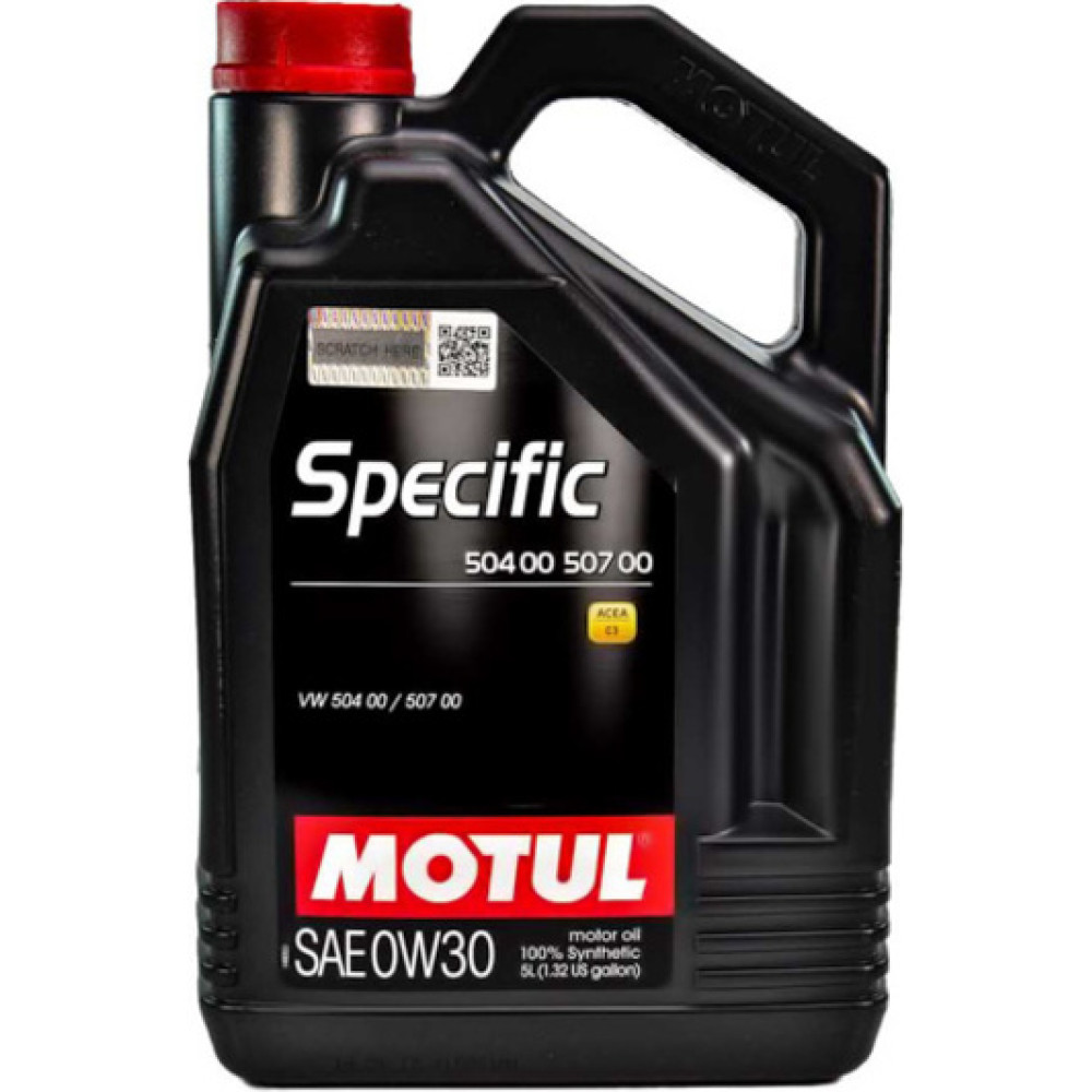 Моторное масло Motul Specific 504 00 507 00 0W-30 (5 л)