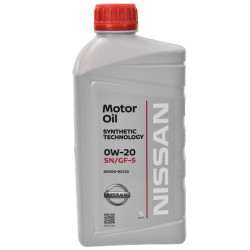 Моторное масло Nissan Motor Oil SN/GF-5 0W-20, 1 л