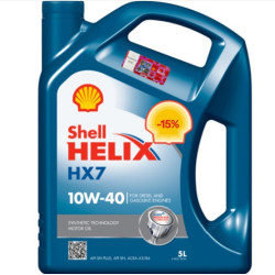 Моторное масло Shell Helix HX7 10W-40 (5 л)