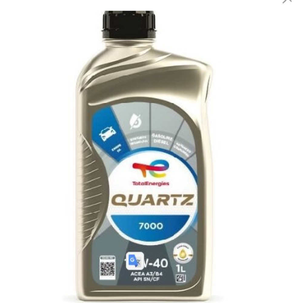 Моторное масло  TOTAL QUARTZ 7000 10W-40, 1л