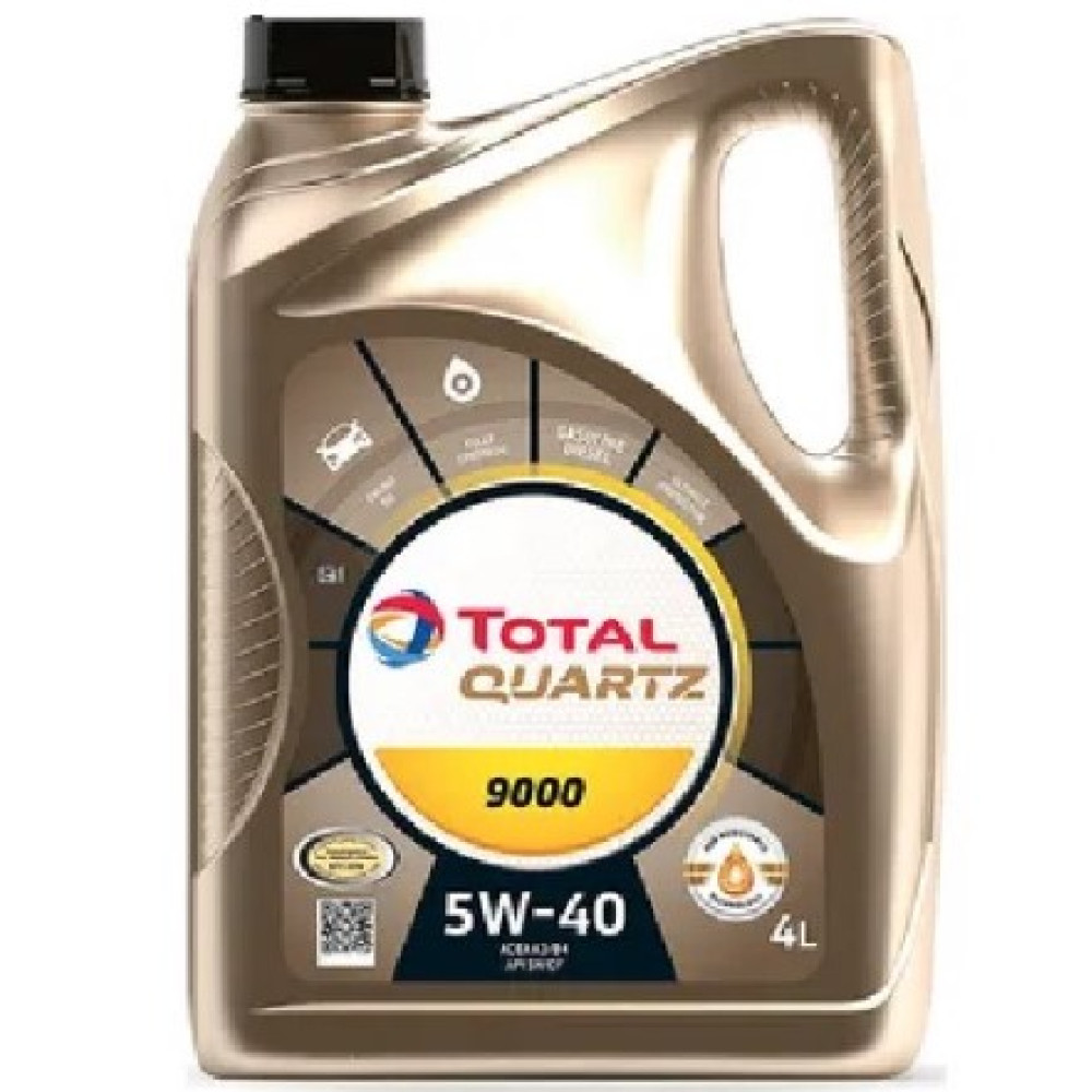 Моторное масло  TOTAL QUARTZ 9000 5W-40, 4л
