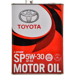 Моторное масло Toyota SP/GF-6A 5W-30, 5 л