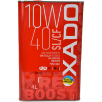 Моторное масло Xado Atomic Oil SL/CF RED BOOST 10W-40 (4 л)