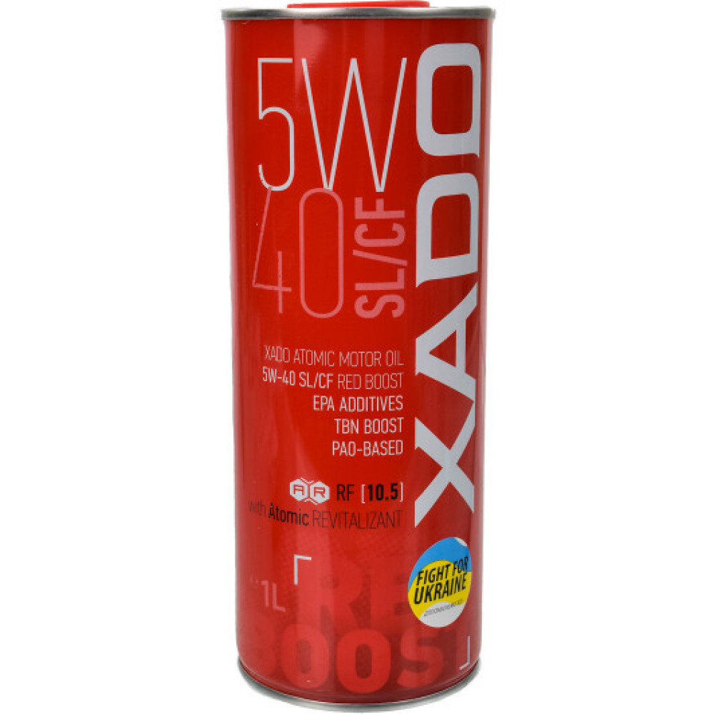 Моторное масло Xado Atomic Oil SL/CF RED BOOST 5W-40 1л