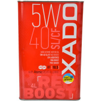 Моторное масло Xado Atomic Oil SL/CF RED BOOST 5W-40 4л